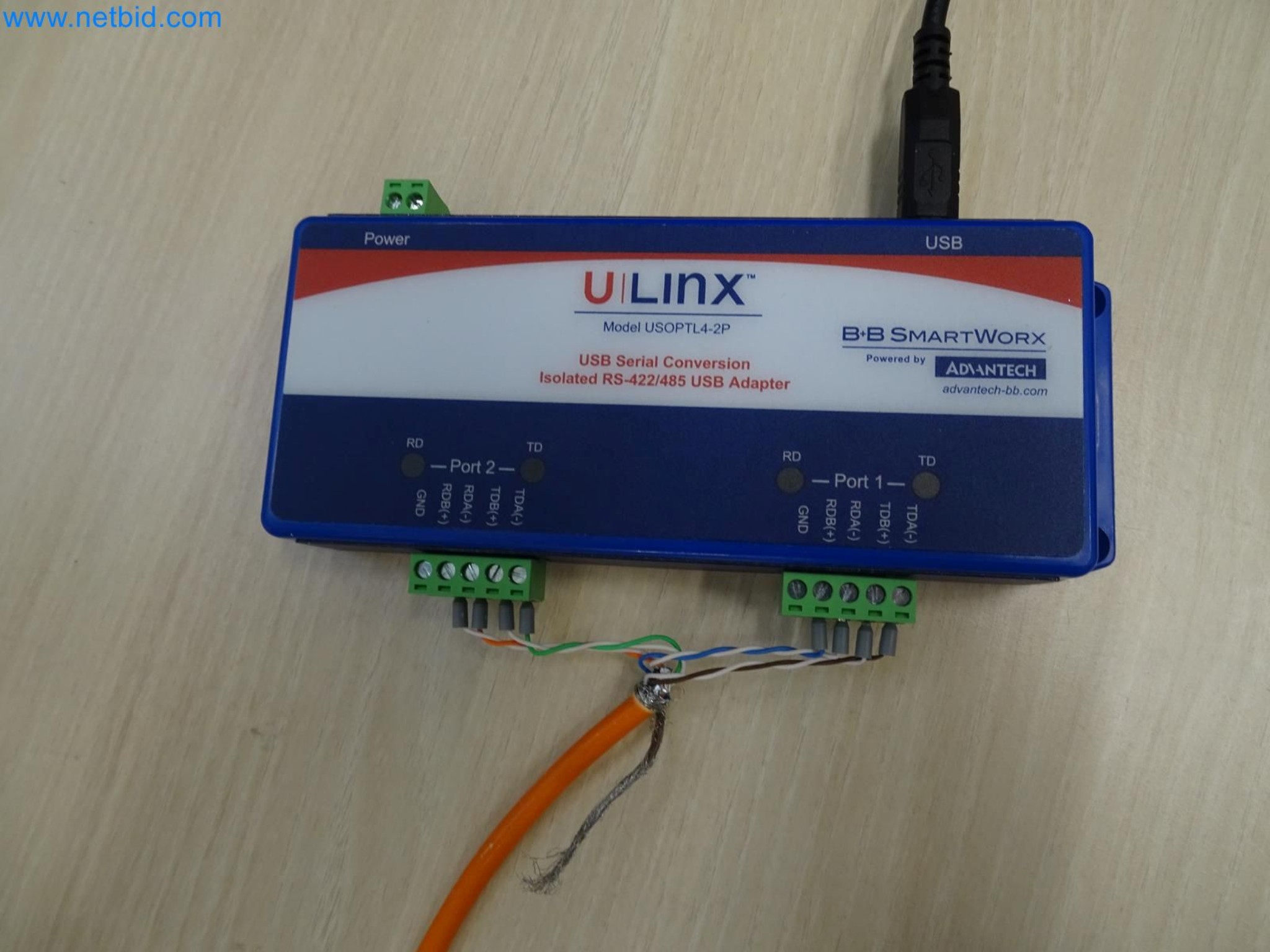 Konverter Advantech BB USOPTL4-2